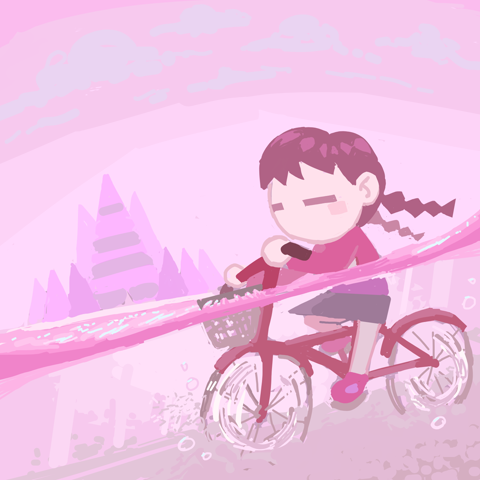 pink sea