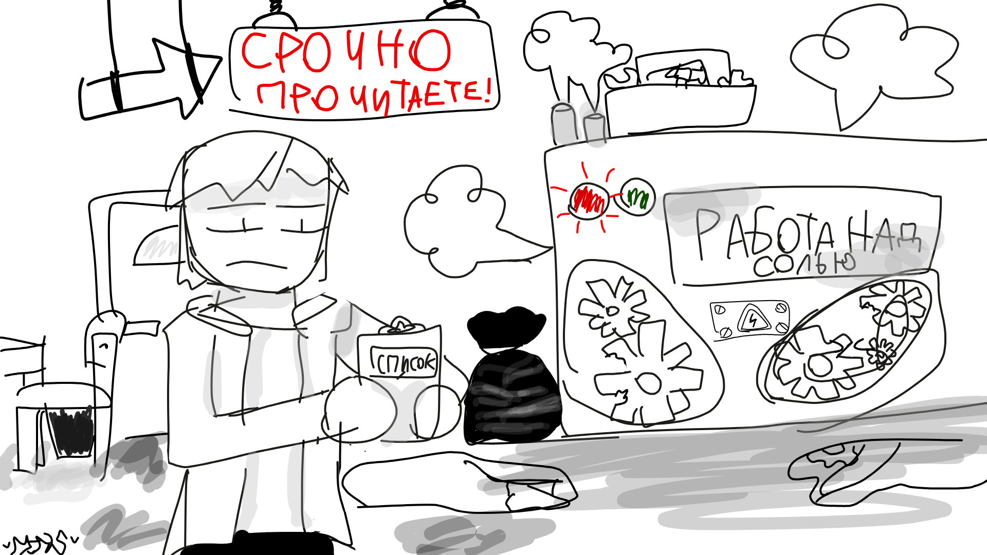 Список пунктов,чтобы началась полноценная работа над солью